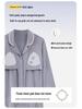 Damen Pyjama langärmlig aus reiner Baumwolle mit Brustpolstern - Vielseitig für Frühling, Herbst, Winter Homewear oder Oberbekleidungsset 2025.