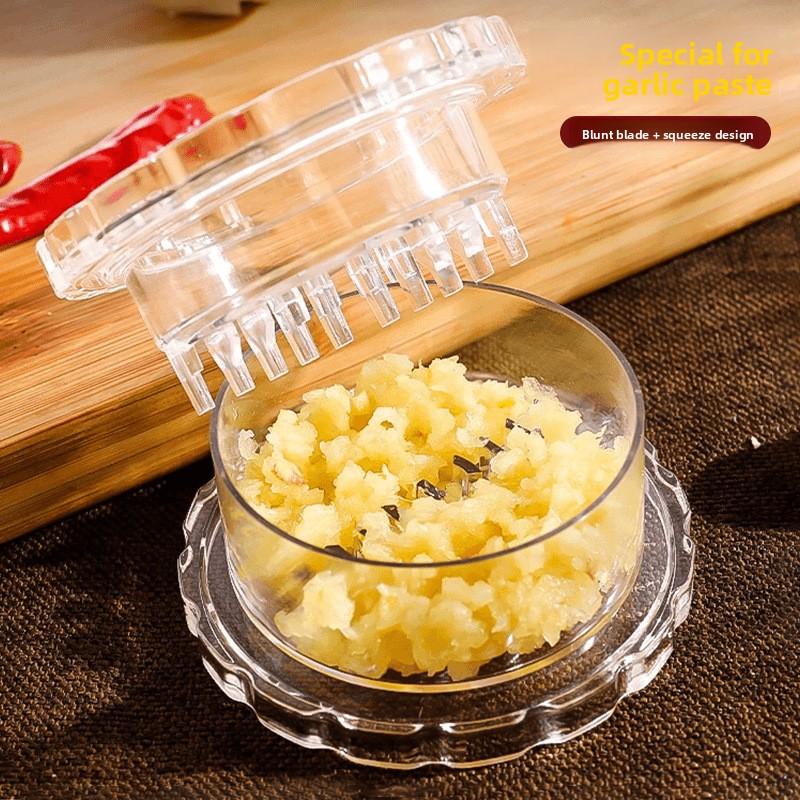 Plastic Creative Garlic Puree Maker, Kitchen Small Tool, Multi-functional Garlic Press, Garlic Paste Maker, Convenient Household Garlic Puree Maker