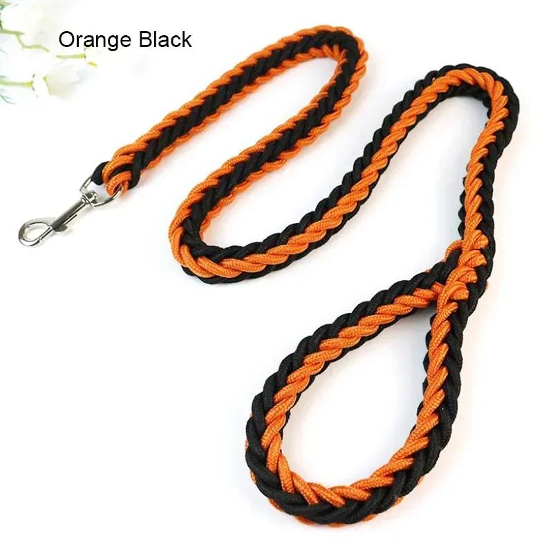 Nylon Dog Harness Leash For Medium Large Dogs Leads Pet Training Running Walking Safety Mountain Climb Dog Leashes Ropes Supply