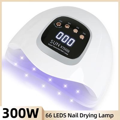 300W Professional Nail Lamp For Manicure 66LEDS Gel Polish Drying Machine with Auto Sensor Professional Manicure Salon Tool