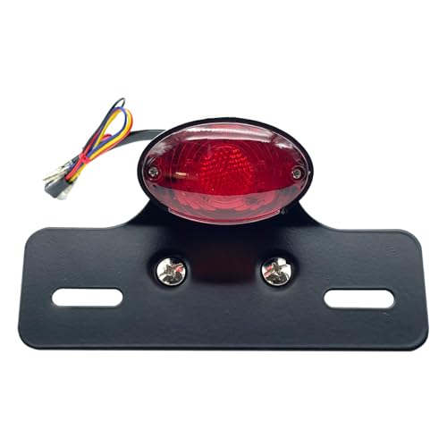 

Универсальный светодиодный задний фонарь Crown Doris с кронштейном для номерного знака и светодиодным фонарем подсветки номерного знака типа «кошачий глаз» для FTR223 GB250 Steed 400, черный