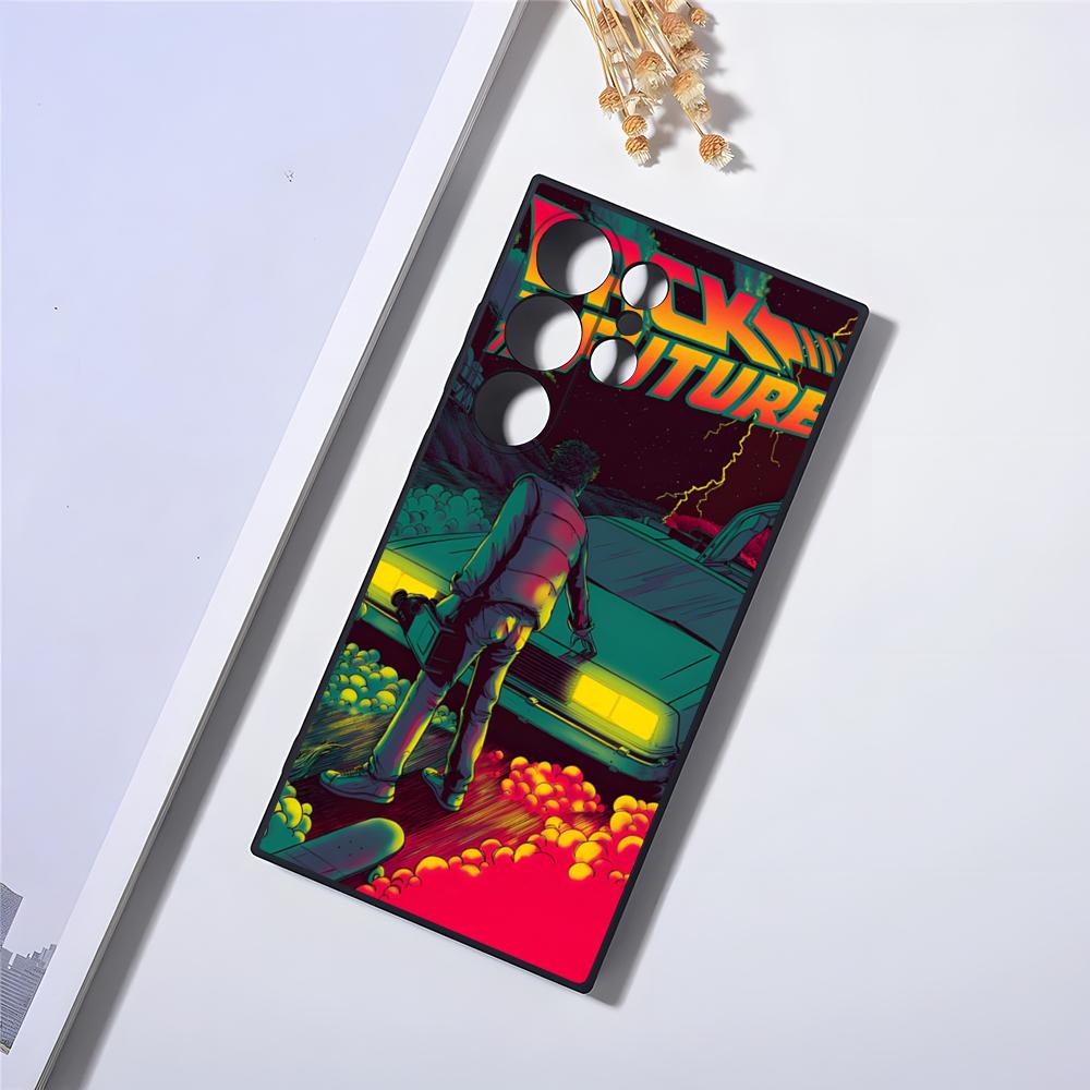 Back To The Future Phone Case For Samsung S24 Ultra S25 S23 Fe S22 S20 S21 Plus A16 A54 A34 A24 A53 A16 Cover