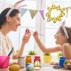 Ouă de Paște Ou Umplut Plastic Gol Coajă Paște Auriu Gacha DIY Coajă de Ou Simulată Jucării Surpriză Paște Petrecere