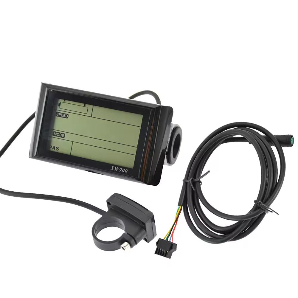 36v-72v Universal Electric Bicycle Accessories 2# Protocol SW900 Display Ebike Electric Bike LCD Display