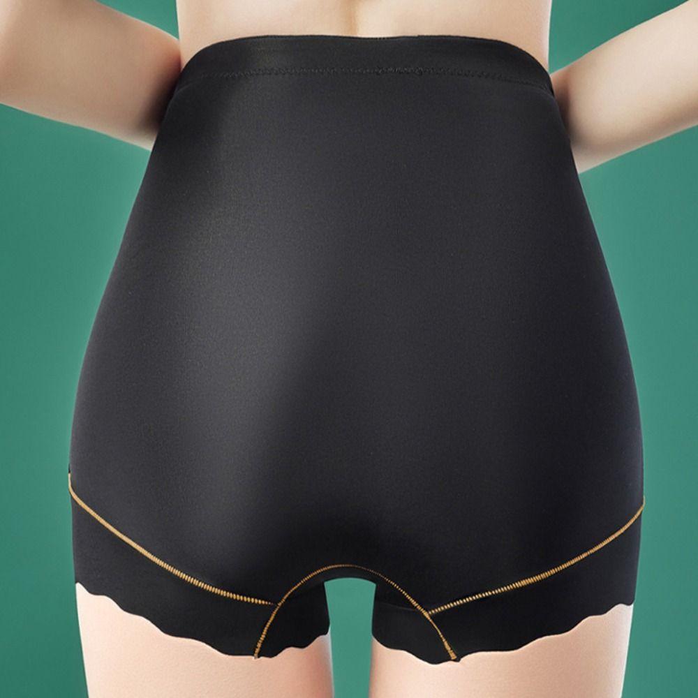 Lace Flower Tummy Control Underwear High Waist Body Shaping Underpants Butt Lifting Shapewear  Lady
