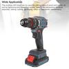 Cordless Drill Cordless Drill Set 1500RPM 25 Torsion Settings Electric Power Drill Driver with LED Light for Home Maintenance