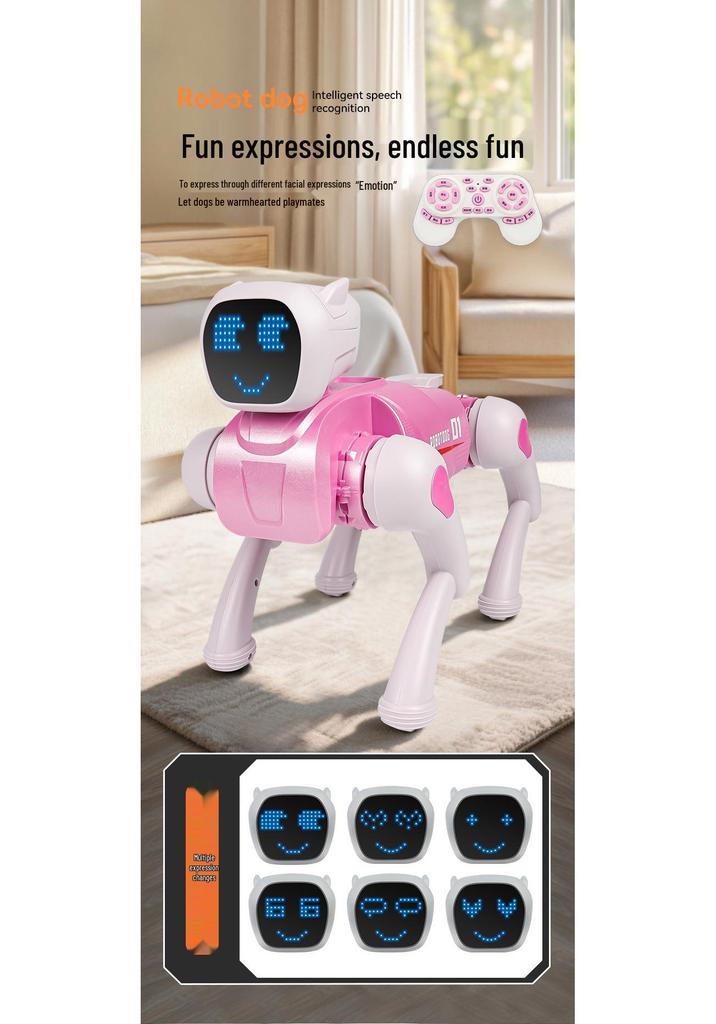 AI Robot Dog: Smart Educational Toy & Companion with Remote Control for Children