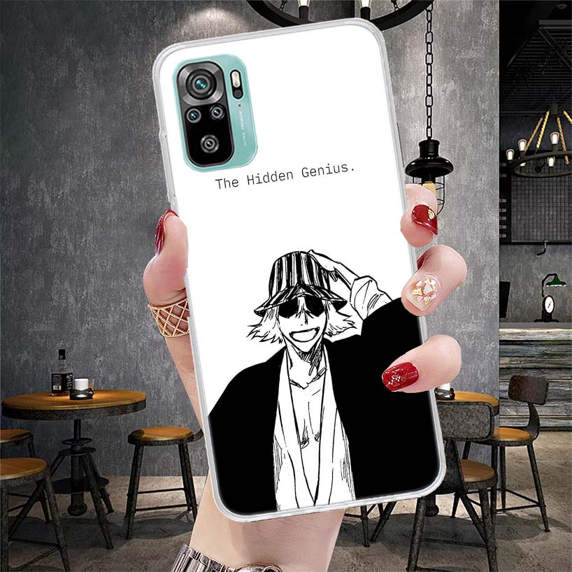 Bleach Kisuke Urahara Soft Phone Case For Xiaomi Redmi Note 15 14 14S 13 12 Pro Plus 12S 11 11S 11E 10 10S 11T 5G Fundas Coque R