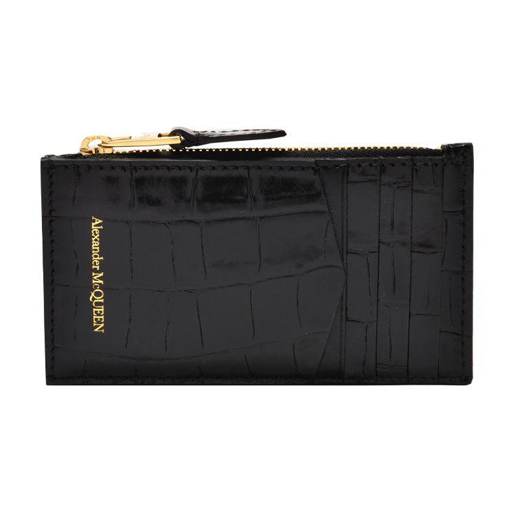 Alexander Mcqueen Zip Pouch Black Women Pouches 6320371JMFG1050