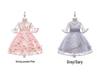 Children's Beaded Princess Trumpet Sleeve Dress