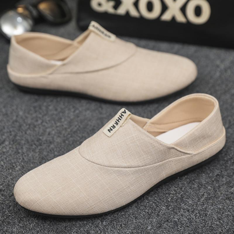 Fashion Lightweight Men Casual Shoes Canvas Shoes Wear-resistance Non-slip Mens Loafers Breathable Comfort Driving Shoes Zapato Hombre