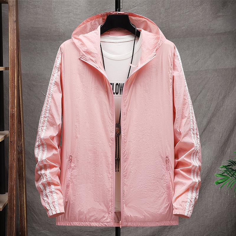 Ice Silk Quick-drying Sun Protection Clothing Men's Summer Thin Coat UV Protection Sun-protective Clothing Summer Fishing Jacket