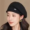 Women's Autumn/Winter Wool Beret - Fashionable, Versatile, Warm, and Luxurious Knit Beanie