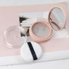 Leere Air Cushion Puderquasten-Box Mit Puderquaste Spiegel Groß Oder Klein Elastisches Netz Tragbarer Make-up-Behälter Für Losen Puder