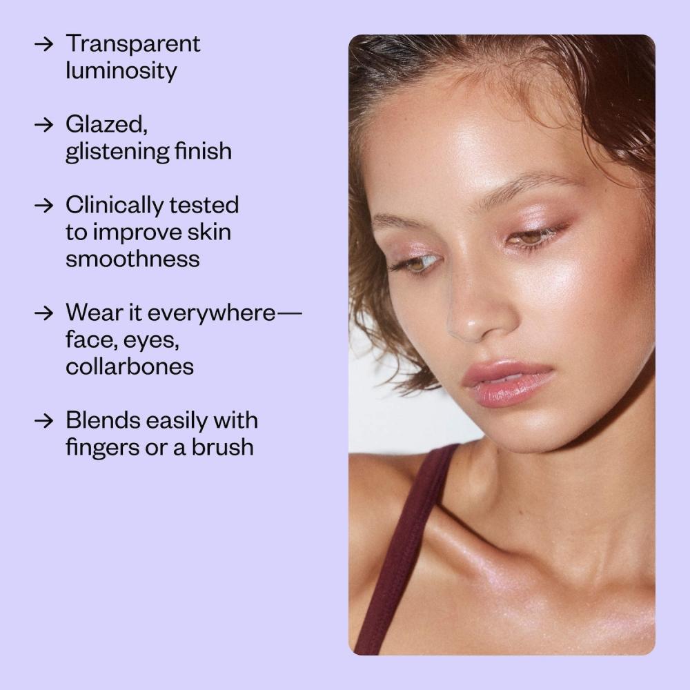 Kosas Shiny Objects Wet Glisten Highlighter Puder 0.16 4.5 Opaline Schimmernd Blau Grün