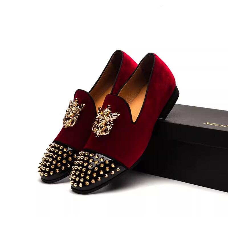 Fashion New One-foot Personalized Custom-made Business Fringed Breathable Bean Shoes and Matte British Casual Wedding Leather Shoes A25