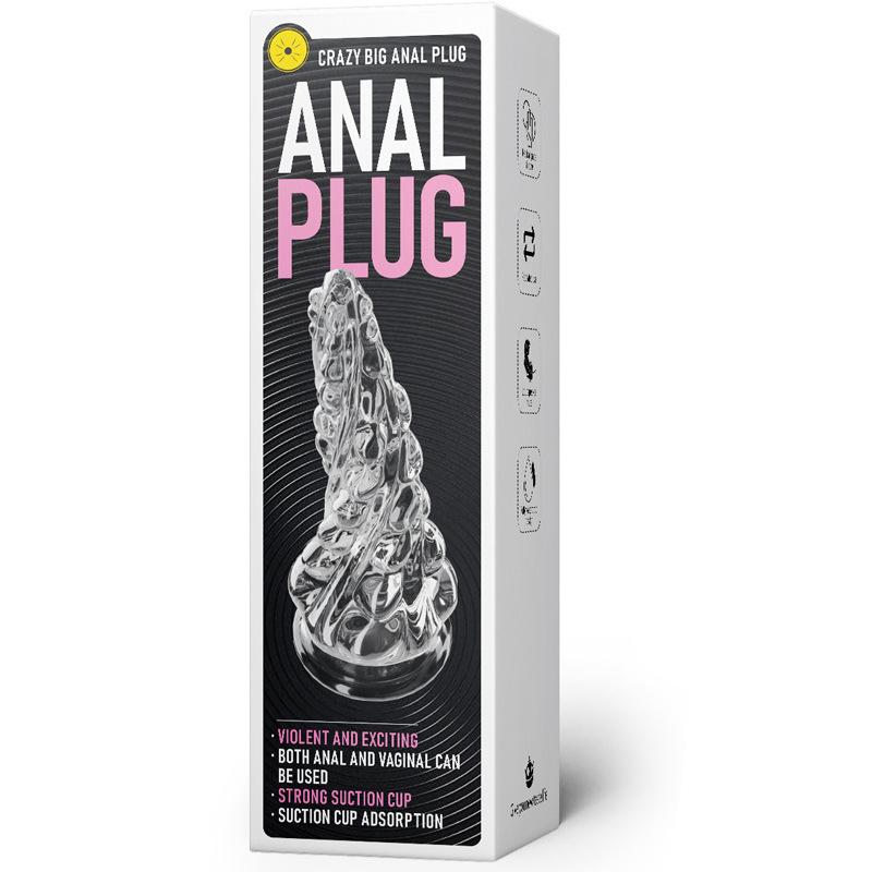 Flower Explosion Suction Cup Anal Plug for Men and Women with SM Backyard Masturbation Device Deformed Anal Plug Adult Sex Toys