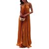 European & American Women's Halter Backless Sexy Sleeveless Dress - Vacation Fashion 8080