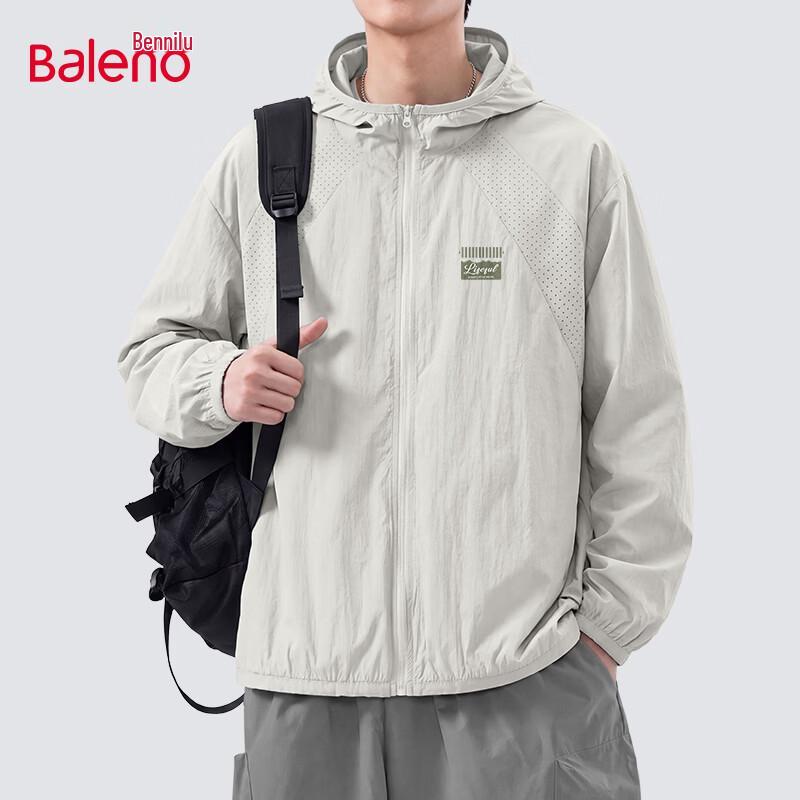 Baleno Men's Breathable Perforated Sun Protection Jacket