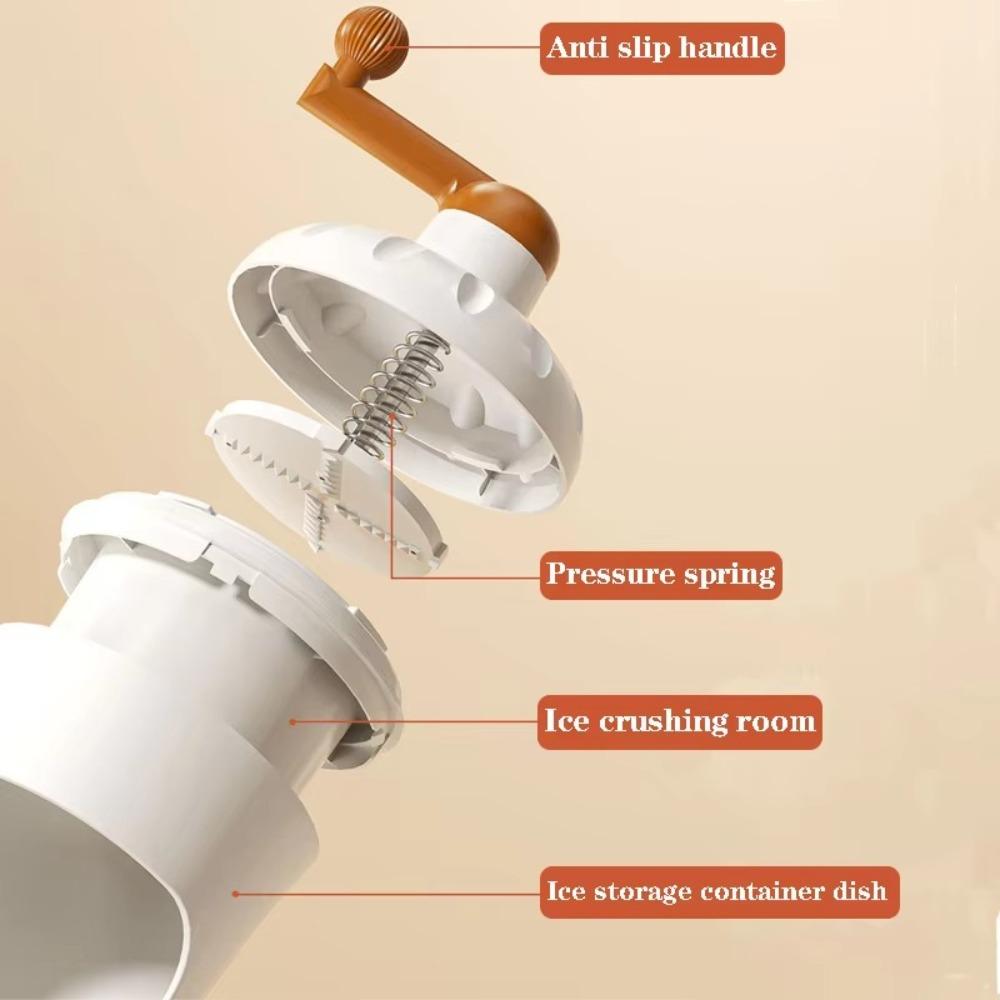 Tragbarer Mini-Eiscrusher Handbetrieben Smoothie-Maschine Haushaltsküchenwerkzeug
