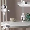 Protable Flexible Camera Clamp Mount Baby Monitor Camera Holder Stand Webcam Monitor Punch-free Bendable Bracket Base With Clip