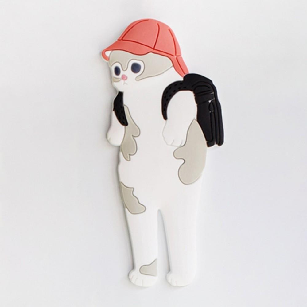 New Multifunctional Cat Hook Bendable Removable Key Holder Towel Hanger Fridge