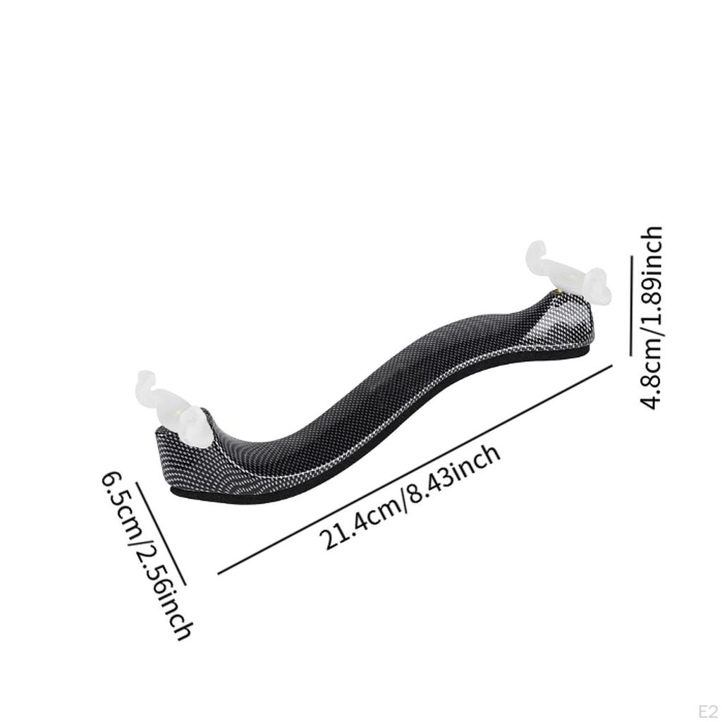 Shoulder Rest Violin Chin Comfortable Adjustable for 3/4 4/4 Fiddle Pad