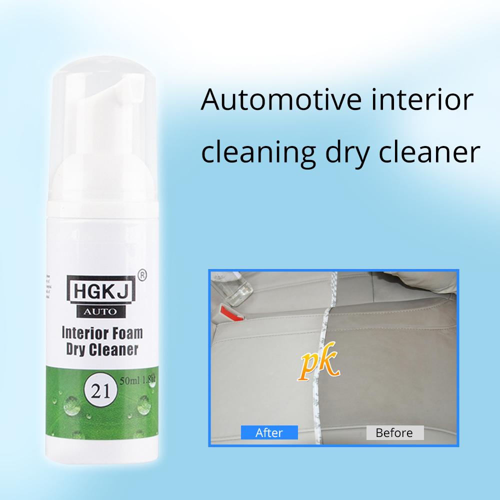 50 мл HVIERO-21 пена для чистки кожи салона автомобиля химчистка средство для чистки — фото 13