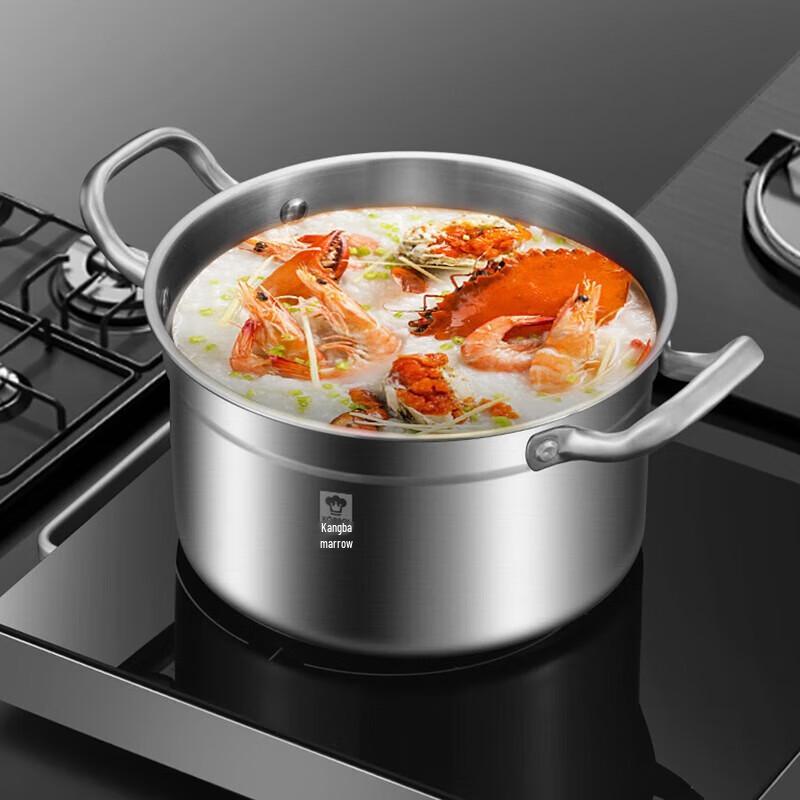 KABACH 3-Layer Stackable 304 Stainless Steel Steamer