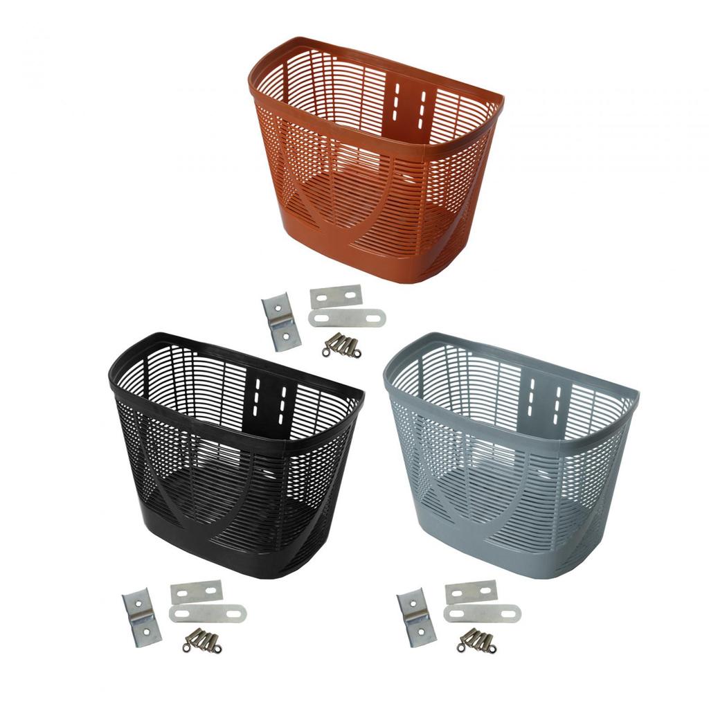 Bike Front Basket Men Women Bicycle Storage Basket Easy To Install for Camping