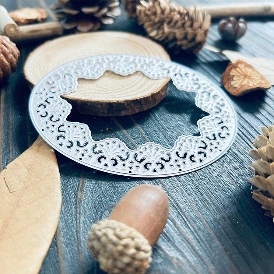 Oval Lace Metal Cutting Dies Stencils DIY Scrapbooking Paper Photo Cards Embossing Dies