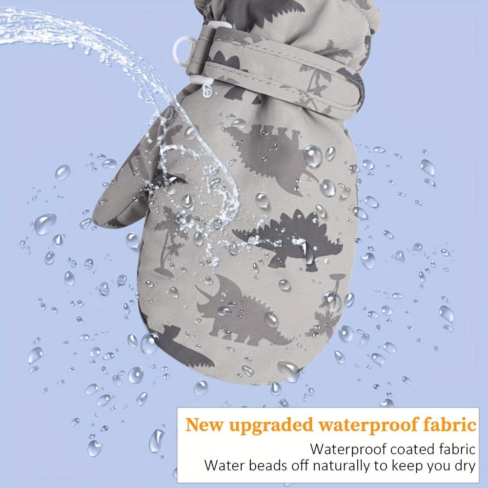 1 Pair of Infant Mittens, Winter Outdoor Quick-Drying Gloves for Boys and Girls, Easy-To-Wear Velvet Warm Mittens for Children