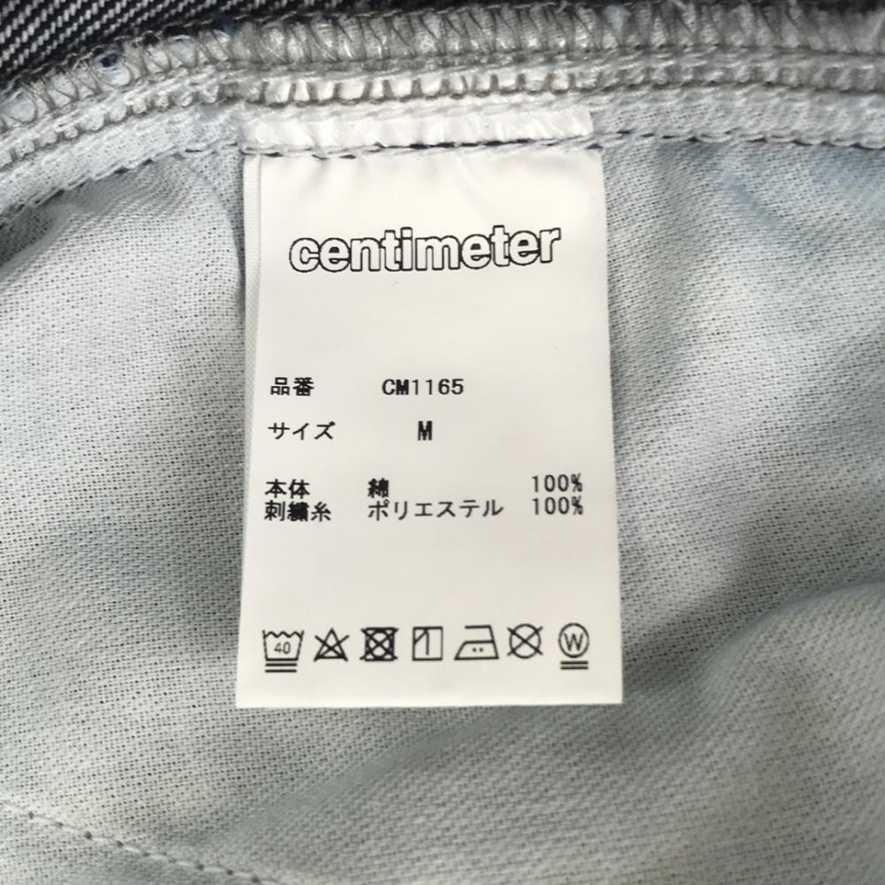 CENTIMETER embroidery print Wide denim pants M Men's Used