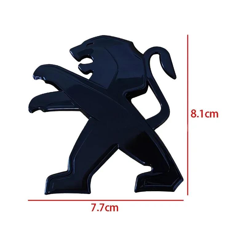 ABS Car Front Hood Decal Side Stickers Rear Badge q for Peugeot 308 3008 307 207 208 508 108 306 406 4008 5008 408 301