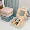Tragbares Schmuckkästchen Kompakte und praktische Schmuckaufbewahrungsbox Stilvolle Zubehör-Organisationsbox