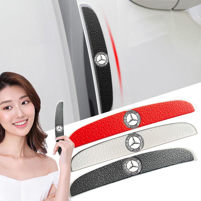 4 stk Kantbeskyttelsesklistremerker for bildør Antikollisjonsbeskyttelseslist For Mercedes-Benz AMG C500 C200 C300 A B C E GLA CLA GLK GL ML GLE W204 W205 W203