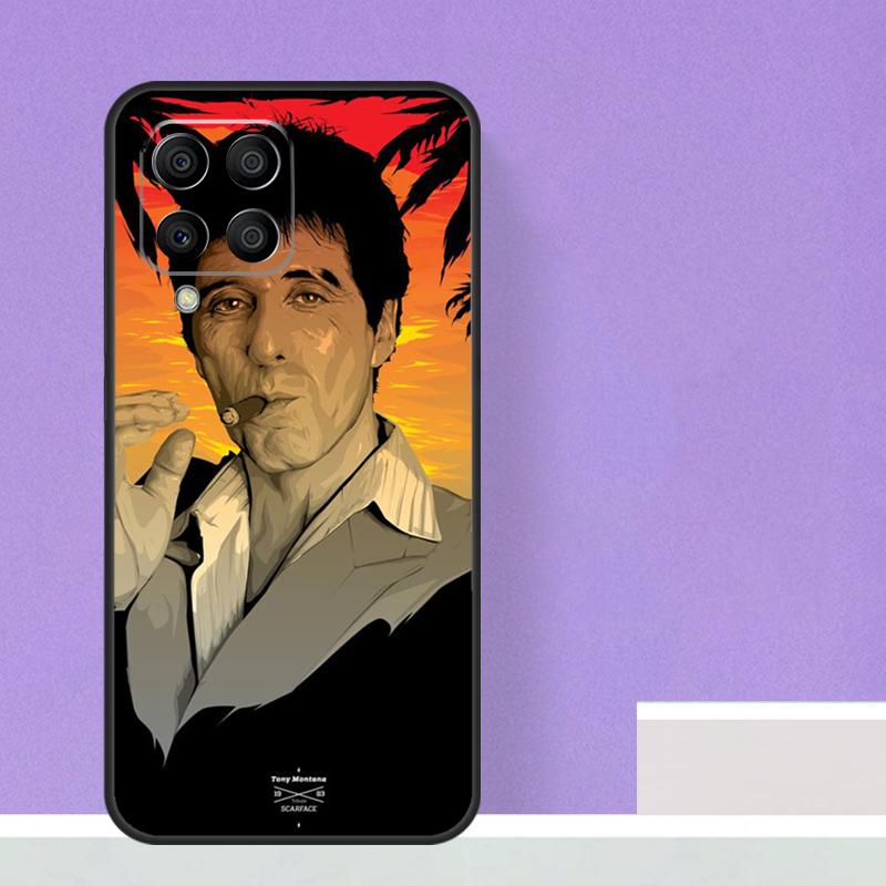 Scarface Al Pacino Tony Montana For Samsung Galaxy M55 M15 M13 M33 M53 M20 M30s M31s M12 M32 M52 M11 M51 M14 M34 M54 Case
