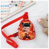 Zha Printed Ne Shoulder Chest Bag Anime Peripheral Children Cartoon Outdoor