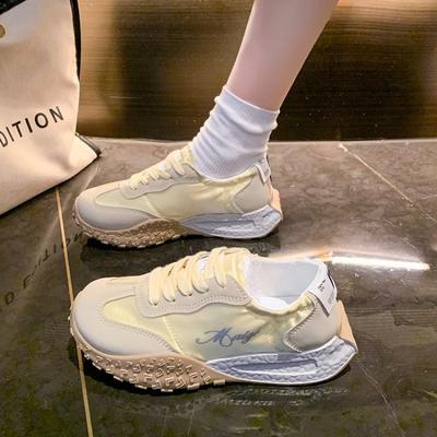 Styl zagraniczny, cienkie i wszechstronne damskie buty typu "dad shoes", nowe damskie buty na wiosnę i jesień 2025, codzienne sportowe buty do biegania dla kobiet