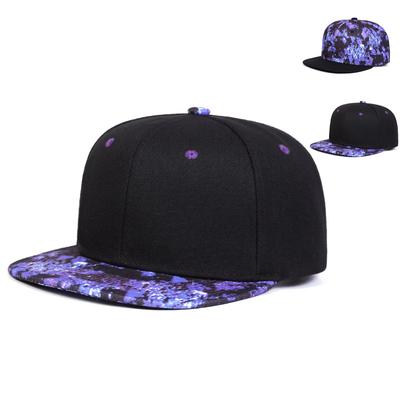 Unisex Purple Starry Sky Printing Hip-hop Hats Fashion Outdoor Adjustable Casual Baseball Caps Sunscreen Hat