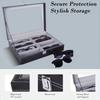 A Top Quality Fashionable Leather Eyeglass Storage Box High Quality 8 Compartments Sun Glasses Display Case for Wholesale