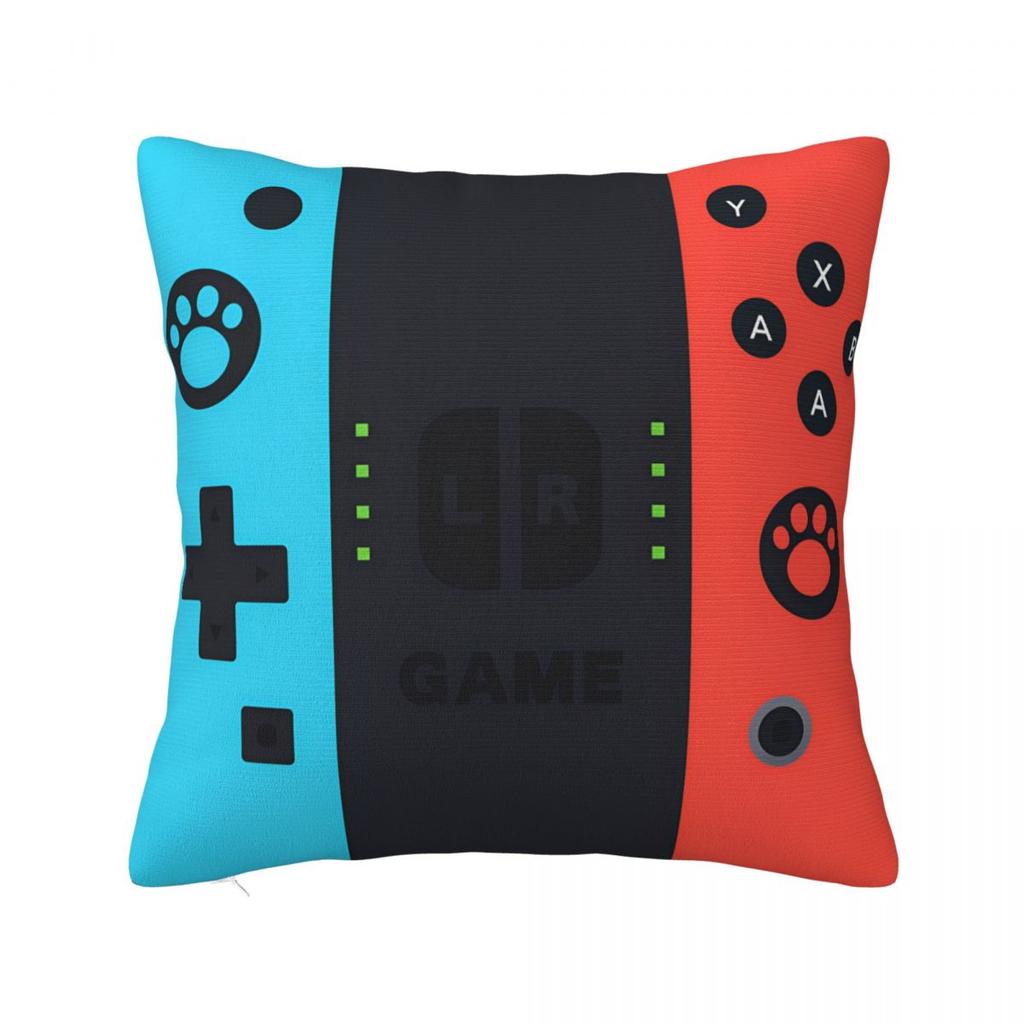 Games Console Pillow Cases 90S Gaming Cushion Covers Awesome Zippered Decorative Throw Pillow Case Cover For Sofa 40*40Cm