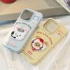 Fun Plush Cartoon Apple 15promax Mobile Phone Case Iphone17 Suitable for 16 Three Dimensional Animals 13 Anti Fall