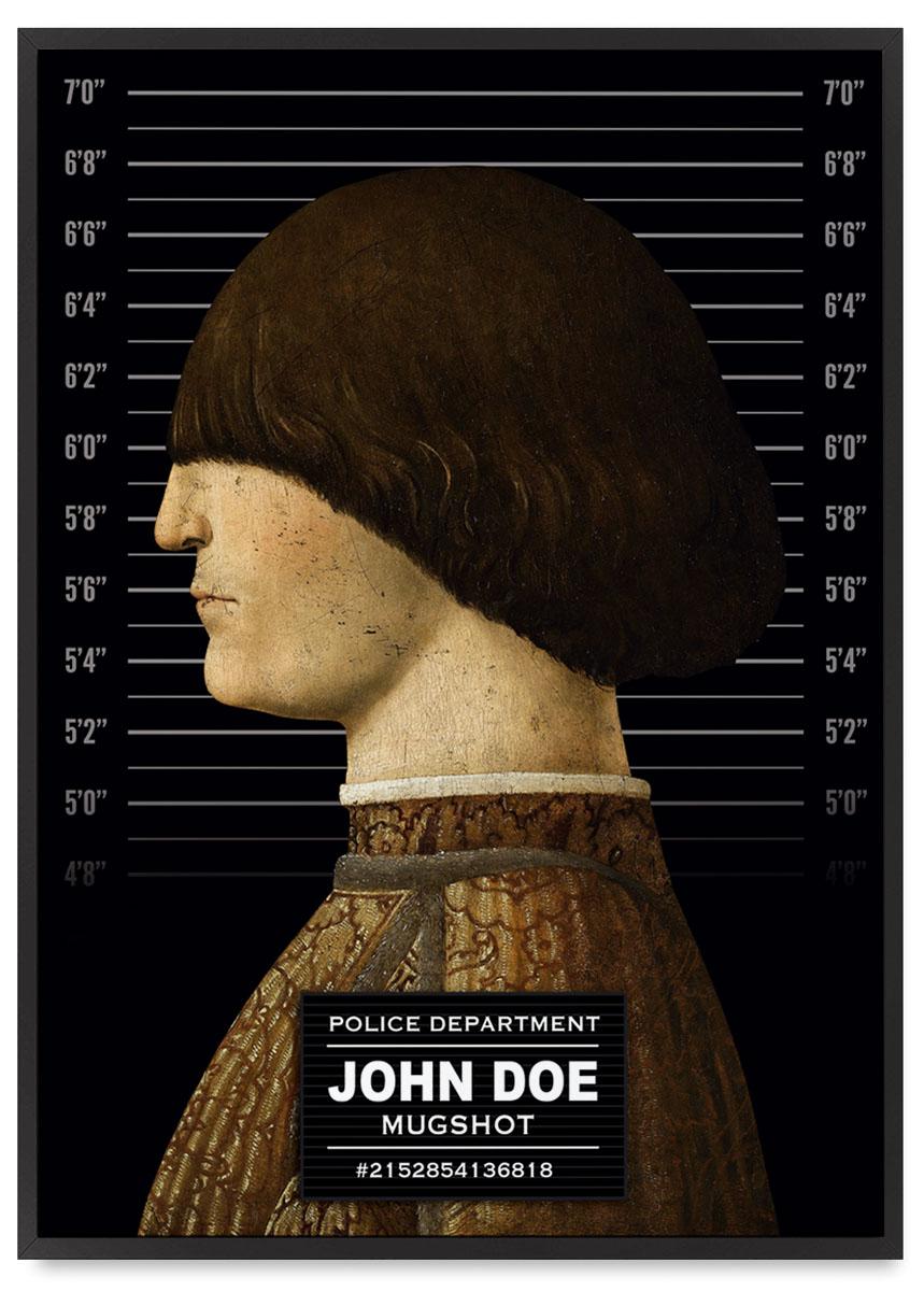 

Plakat pop art john doe portret 21x30 cm