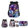 Large Capacity Demon Slayer Kimetsu No Yaiba Backpack With Durable Material And Stylish Design