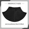 Nackenwärmer Gamasche Bequem Vielseitig Faux-Schal Atmungsaktiv Leicht zu Tragen Sommerlich Tragbar mit