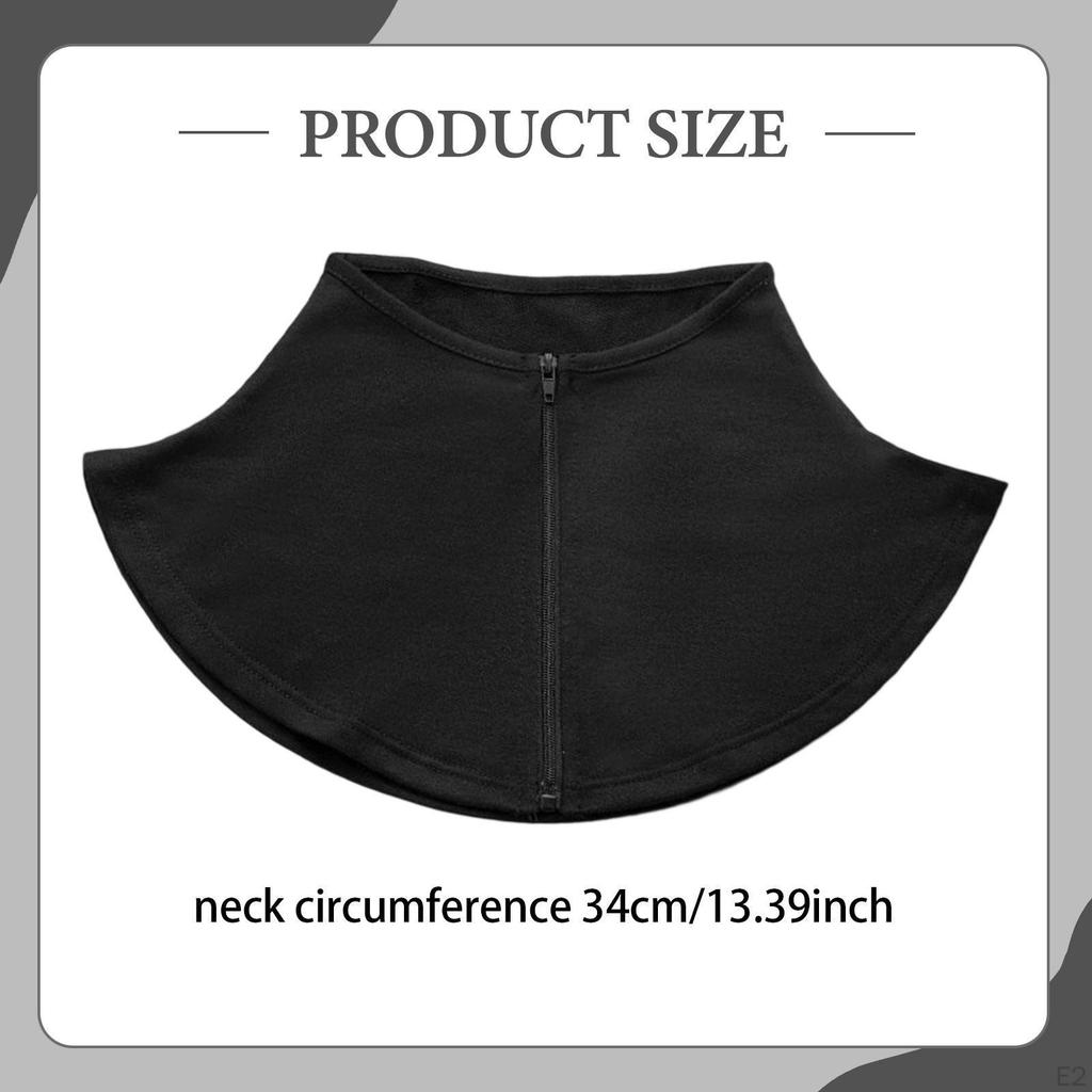 Neck Wrap Gaiter Comfortable Versatile Faux Scarf Breathable Easy to Wear Summer Portable with