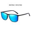 High Quality TR90 Sunglasses Men Square UV400 Vintage Designer Sun Glasses With Box