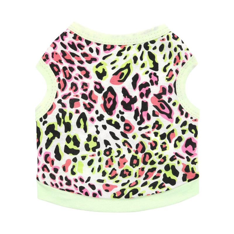 Leopard Print Vest for Small Dogs & Cats - Spring/Summer/Autumn Style