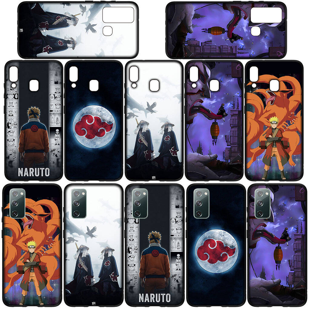 Phone Case for iPhone 17 15 16 Plus Redmi Note 14 12 11 13 Pro Max Huawei P30 P20 Lite Y9 OPPO A60 A40 A80 A38 A54 A17 Akatsuki Narutos Anime Cover